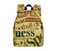 FANTAZIO Zaino Collage di parole da giornali Grunge modello Daypack