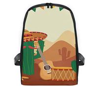 FANTAZIO Zaino da viaggio per bambini con cactus che gioca musica