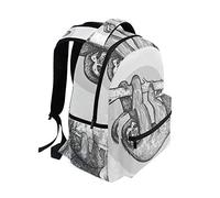 FANTAZIO - Zaino extra large Sloth Life Sketching Daypack, unisex, FO-033, 10, Taglia unica