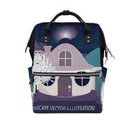 FANTAZIO - Zaino per la scuola, motivo: casa mistica