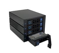 FANTEC 2553 WR-C3141-12G/6G SAS/SATA 12G backplane housing for 4× 3.5"/2.5" HDD/SSD on a tray in a 3x 5.25" module