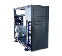FANTEC 2561 AT-835-3525 PC case, for 12"x13" mainboards, 8x 3.5" HDDs + 3x 5.25" modules, incl. 3x 12cm fan.