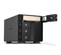 FANTEC 4x USB3.2 Gen2 hard disk docking station for 4x SATA 3.5/2.5 inch SSDs and HDDs, transfer rates up to 10Gbit/sec, no tools required, 2x USB cable. Aluminum enclosure black