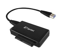 Fantec AD-U3SA USB 3.0 SATA 1/2/3 Black Cable Interface/Gender Adapter - Cable Interface/Gender Adapters (USB 3.0, SATA 1/2/3, Black)
