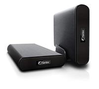 Fantec DB-AluAir U2e HDD enclosure 3.5" Black - Storage Drive Enclosures (3.5", Serial ATA, Micro-USB, HDD enclosure, Black, Aluminium)