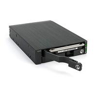 FANTEC MR-25DUAL 2512 - Telaio intercambiabile SATA + SAS HDD/SSD, 2,5", colore: Nero