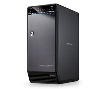 Fantec QB-X8US3-6G Case esterno a 8 alloggiamenti per hard disk da 8,89cm ( 3,5"), USB 3.0 SUPERSPEED ed eSATA, supporto 6G, 2 ventole da 80mm termocontrollate, XP/Vista/7/8/8.1/10, Mac OS, Linux, Nero