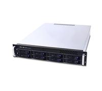 Fantec SRC-2080X07 Case di stoccaggio 2U (8x esterni 8,9 cm (3,5"), 2x interni 6,4 cm (2,5")) per l'installazione (48,3 cm (19"))