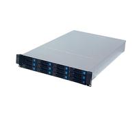 FANTEC SRC-2612X07 12Xsas&Sata senza NT, Nero, Argento