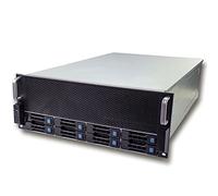 FANTEC SRC-4080X08 4U 8xSAS&SATA without PSU 8x3.5"/2.5"+2x2.5" internal HDD/SSD, 680mm, 6G backplane
