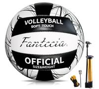 Fantecia Palla da Pallavolo Taglia 5 per giochi all'aperto, Pallone Beach Volley Soft per Giovani Adulti, Pallavolo Allenamento Principianti