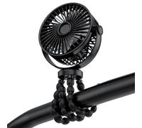 Fantelling Fan-Fan Clip-On Personal Con Gambe Di Montaggio Flessibili | Octopus Stroller Con Impugnatura Regolabile | Dispositivo Di Raffreddamento A Carrozzina Personale Ideale Per Passeggini, Pr