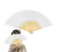 Fantellini pieghevoli - affascinante elegante ventola di seta vintage, ventola pieghevole in legno giapponese cinese, ventilatori a mano da 8 pollici retrò | Dancing Performance Prop, cosplay accessor