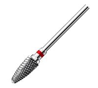 Fantexy 3/32"""" Carbide Nail Drill Bit - Remove Acrylic Hard Gels Quickly and Safely Professional Cone Tungsten Drill Bits Set Nail File Acry