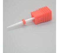 Fantexy Punta per trapano per unghie in ceramica, piccola punta affilata da 3/32 '' per rimuovere cuticole pulite e morte della pelle, strumento professionale per nail art, manicure, pedicure, gel