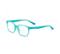 Fantiace Occhiali da vista per bambini con montatura blu che bloccano la luce occhiali retrò per bambini occhiali piatti (C5)