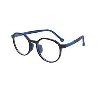 Fantiace Occhiali da vista per bambini Occhiali da vista per bambini Occhiali con blocco della luce blu Occhiali per bambini Tr90 Telaio Ragazzi Gilrs, Nero, 49-15-132-44