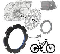 Fantic26 Anello di bloccaggio da 53 mm, anello di chiusura, corona Spider Service, dado compatibile con motori Avinox M1, M2, M2S