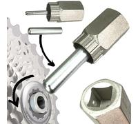 Fantic26 Estrattore cassetta per bicicletta MTB Ebike Road catena anello di chiusura Centerlock strumento di montaggio dado 5 mm e adattatore magnetico per asse da 12 mm