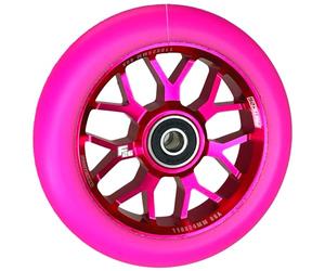 Fantic26 Spy7 Stunt Scooter Ruota I Trucchi I Pedali I Bambini I Roller I Pneumatici I Ruota I Ricambio I Ruota I 110mm I ABEC-11 I Veloce I Silenziosa I Parco I Strada (Rosa/Rosa Chiaro)