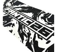 Fantic26 Stunt Scooter Griptape di ricambio I Park I Bambini I Trick I Tret I Roller I Antiscivolo Carta vetrata 58,5 cm I Adatto per Decks fino a 58,5 cm x 15,5 cm (nero e bianco)