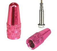 Fantic26 Tappo valvola in alluminio per bicicletta SV Presta/valvola francese per i MTB I Ebike I bici da corsa I Gravel 1 paio (2 pezzi) (rosa)