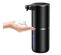 Fantictas 380ml Dispenser Sapone Automatico, Dispenser Sapone Bagno, Dosatore Sapone Bagno Automatico, Dosatore Sapone Schiuma da Parete, Impermeabile IPX5 per Bagno, Toilette, Cucina e Ufficio