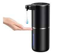 Fantictas Dispenser Sapone Automatico, Erogatore Sapone Liquido, 380ml Dispenser Sapone Bagno con Sensore a Infrarossi, Dosatore Sapone Bagno Automatico per Cucina, Ufficio e Hotel, Ricaricabile USB