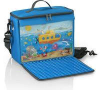 fantifant Borsa per Mattoncini di Grandi Dimensioni - L - blu mare