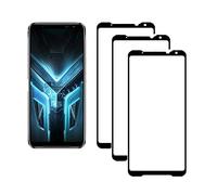 FanTing Vetro Temperato per ASUS ROG Phone 3 ZS661KS,[Durezza 9H,Copertura Completa,Assenza di Bolle e Impronte digitali],Proteggi Schermo HD AntiGraffio per ASUS ROG Phone 3 ZS661KS-Nero(3 Pezzi)