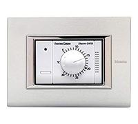 Fantini Cosmi C47B Termostato Ambiente da Incasso, Alimentato a 230V - 50Hz, 1 Temperatura, Bianco