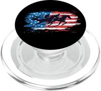 Fantino da corsa con bandiera americana Derby patriottico PopSockets PopGrip per MagSafe