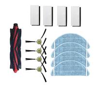 Fantisi Accessori Ricambi per Robot Aspirapolvere per Lefant M301, M201, M501-A, M501-B, M520, T700, M571 Kit di ricambi con 4 filtri, 4 spazzole laterali, 4 Panni di Pulizia,1 spazzola principale