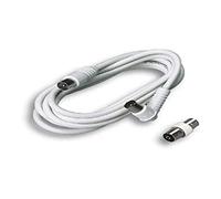FANTON 31080 - Cavo coassiale, maschio / femmina, 3 m, bianco [Italia]