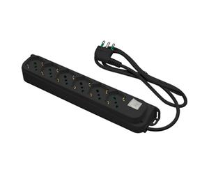 FANTON 40431 prolunghe e multiple 1,5 m 6 presa(e) AC Interno Nero Fanton