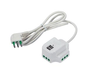 FANTON 41008 prolunghe e multiple 1,5 m 3 presa(e) AC Interno Bianco Fanton