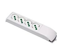 Multipresa scarpetta Fanton con 4 prese bipolari schuko senza cavo 410130