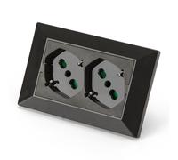 Fme Multipresa Universale da Incasso con Doppia Presa Bipasso Italiana Schuko Ne