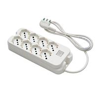 Fanton Ciabatta Multipresa 47440 OMEGA 8 prese 16A cavo 1,5 m interruttore bipolare luminoso Bianco