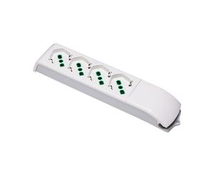 FANTON 480130 prolunghe e multiple 4 presa(e) AC Interno Bianco Fanton
