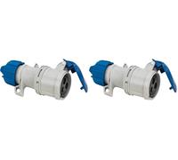 Fanton 71120V Presa CEE IP54, 32A 2P+T, Cablaggio a Vite (Confezione da 2)