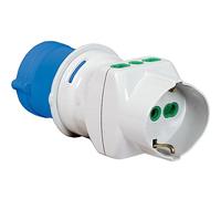 Adattatore Fanton industriale con spine bipasso/schuko e CEE 73090