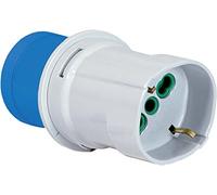 Adattatore Fanton industriale con presa bipasso schuko e spina CEE 73100