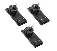 FANTON 80066-B3 3 pz Spine schuko ultrapiatta salvaspazio orientabile 2P+T 16A mod. CLOCK colore nero