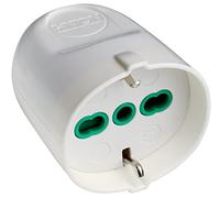 Presa Fanton bipasso italo/tedesca schuko 2P+T 16A bianca 81050