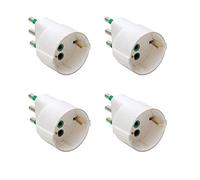 FANTON 82130-B4 - set 4pz adattatore da spina grande 16A a presa schuko colore bianco