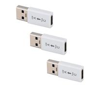 FANTON 82870-B3 Adattatore USB 2,0 A spina USB-A presa USB-C - Set 3 pezzi
