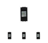 Fanton 82882-32 Lampada LED di emergenza da incasso con funzionamento SE/SA 1 modulo con aggancio KEYSTONE e batteria sostituibile - supporti BTICINO LIVING LIGHT/INTERNATIONAL (Confezione da 4)