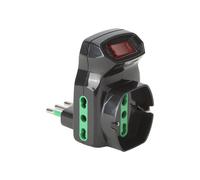 FANTON 87318 Adattatore triplo spina piccola 10A - 2 prese bipasso 16A - 1 pezzo