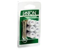 FANTON 89030 Isolatore in ceramica Ø 16 mm. completo di vite ottonata confezione da 6 pz.